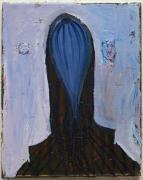 Stefan Vogel io.T./i (Blauballon) 2008, Öl auf Hartfaser, 30 x 24 cm