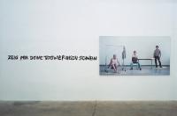 Carsten Tabel iZEIG MIR DEINE TÄTOWIERUNG DU SCHWEIN/i , 120 x 150 cm, Mixed Media